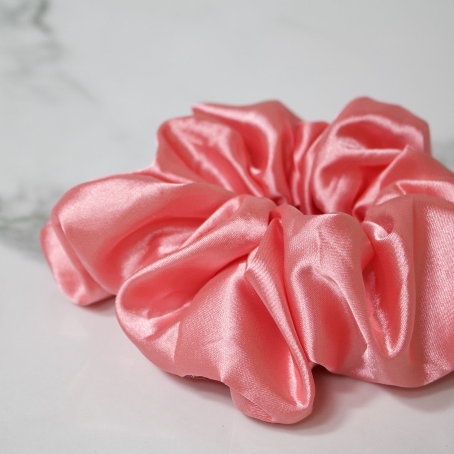 Hair Les Précieuses Chouchous Et Elastiques | Satin Scrunchie - Bubblegum