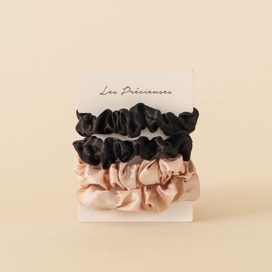 Hair Les Précieuses Chouchous Et Elastiques | Satin Elastics - Pack Of 4