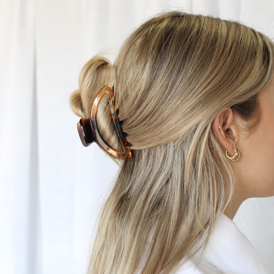 Hair Les Précieuses Pinces Et Barrettes | Moon Hair Clip - Tortoise