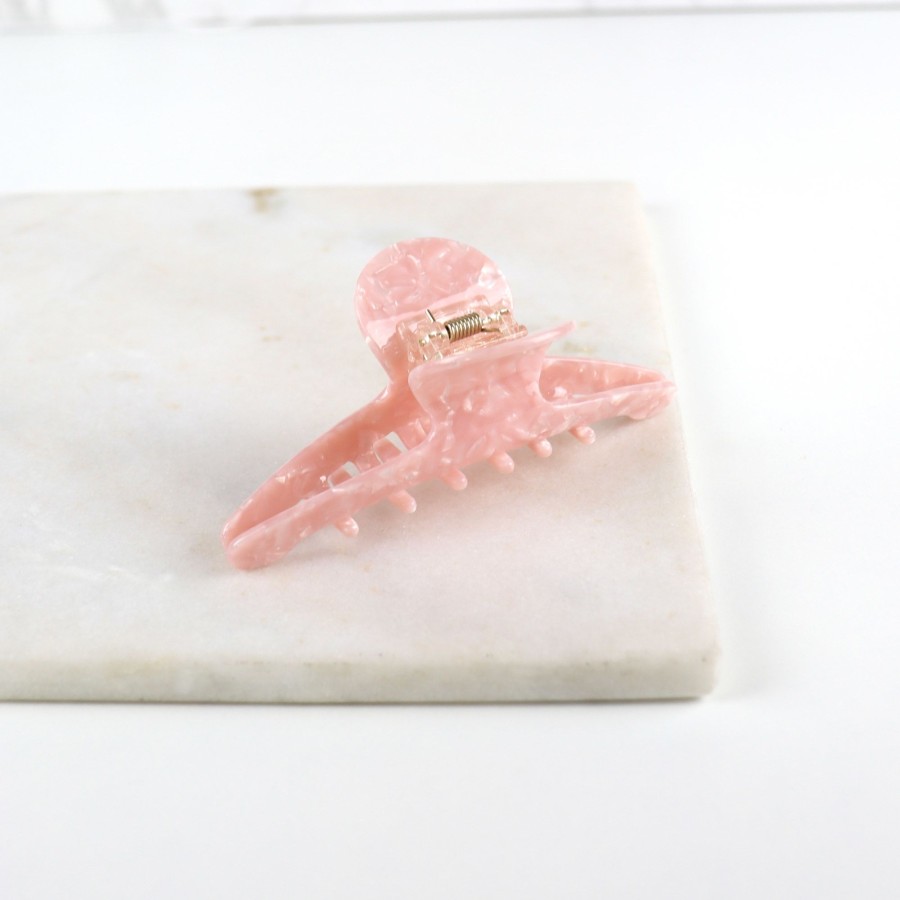 Hair Les Précieuses Pinces Et Barrettes | Minimalist Hair Clip - Mother-Of-Pearl Pink