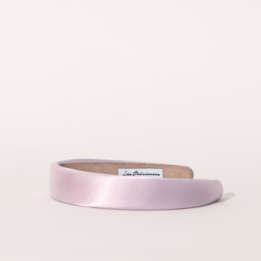 Hair Les Précieuses Serres-Tete | Classic Satin Headband - Lilac