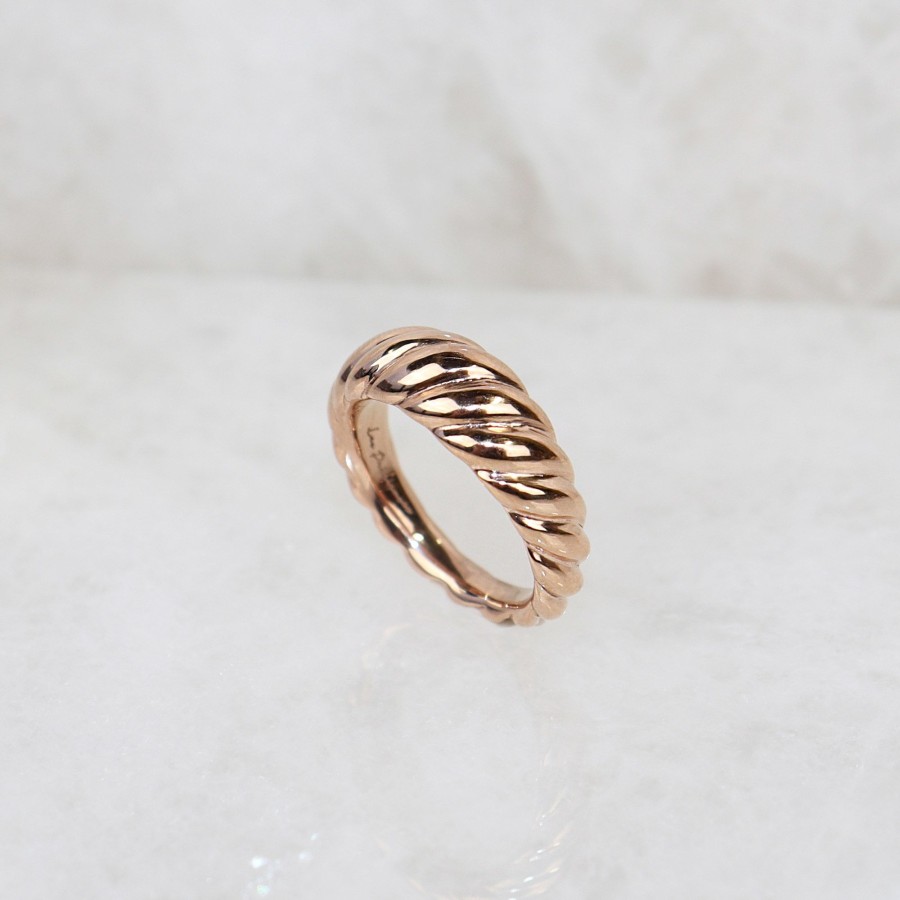 Jewelry Les Précieuses Bijoux | Brioche Ring - Rose Gold