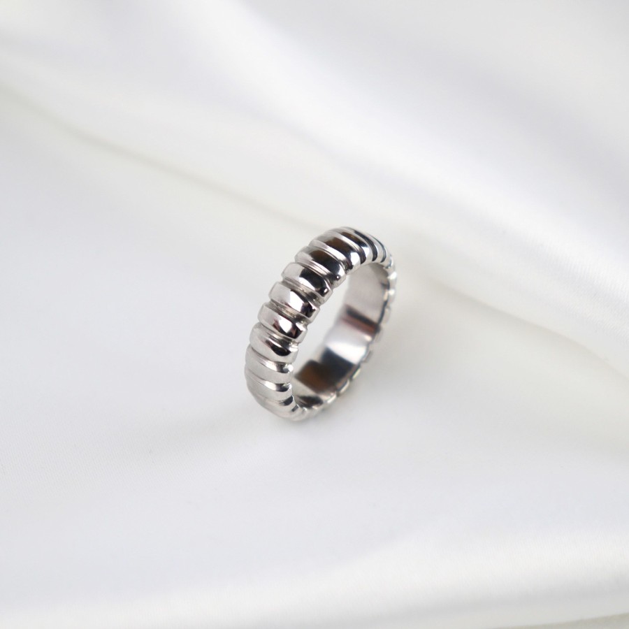 Jewelry Les Précieuses Bijoux | Amalfi Ring 7Mm - Silver