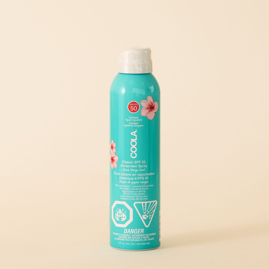 Bath And Body COOLA | Classic Sunscreen Spray Spf 50 Mango Guava - 177Ml