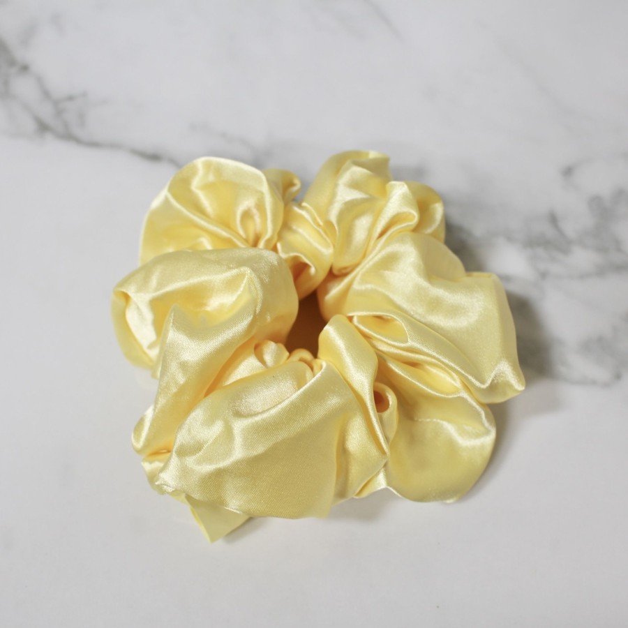 Hair Les Précieuses Chouchous Et Elastiques | Satin Scrunchie - Mimosa