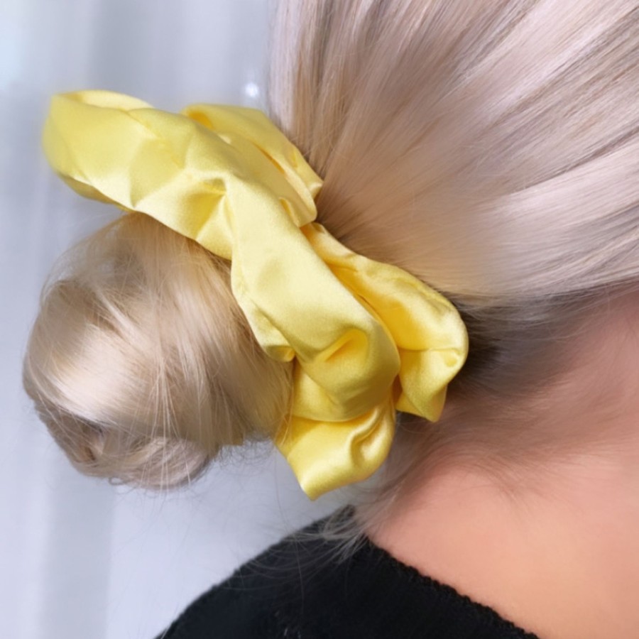 Hair Les Précieuses Chouchous Et Elastiques | Satin Scrunchie - Mimosa