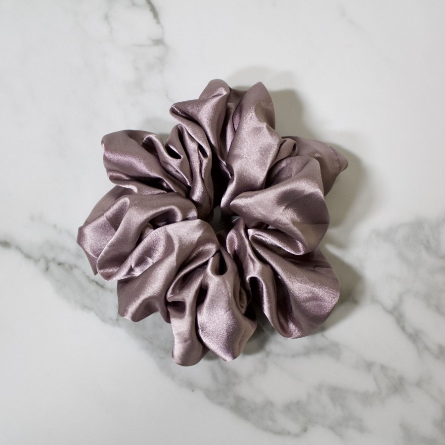 Hair Les Précieuses Chouchous Et Elastiques | Satin Scrunchie - Amethyst