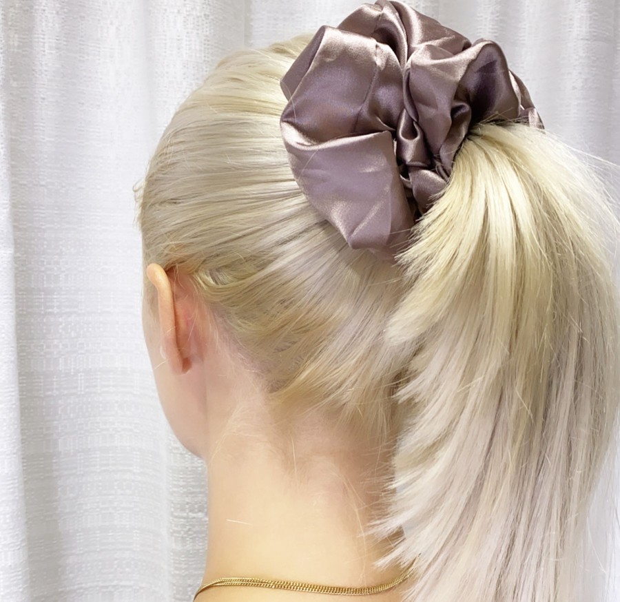 Hair Les Précieuses Chouchous Et Elastiques | Satin Scrunchie - Amethyst