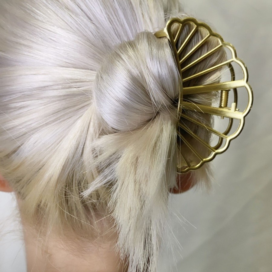 Hair Les Précieuses Pinces Et Barrettes | Crescent Metal Hair Clip - Gold