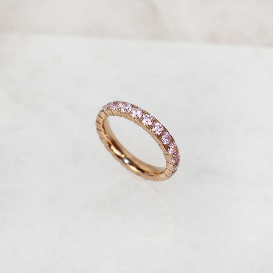 Jewelry Les Précieuses Bijoux | Eternite Palmina Ring - Rose Gold