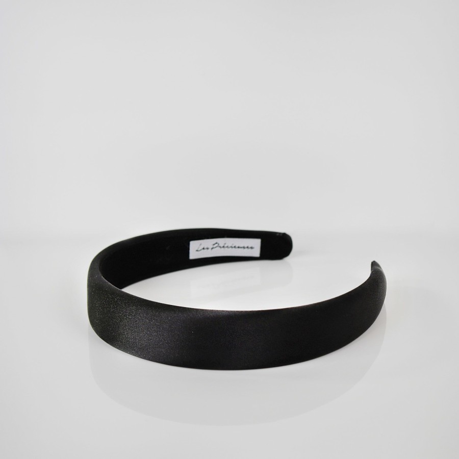 Hair Les Précieuses Serres-Tete | Classic Satin Headband - Black