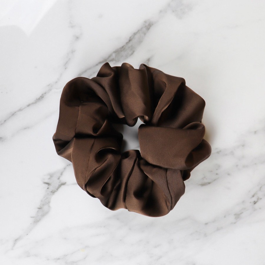 Hair Les Précieuses Chouchous Et Elastiques | Terylene Scrunchie - Truffle