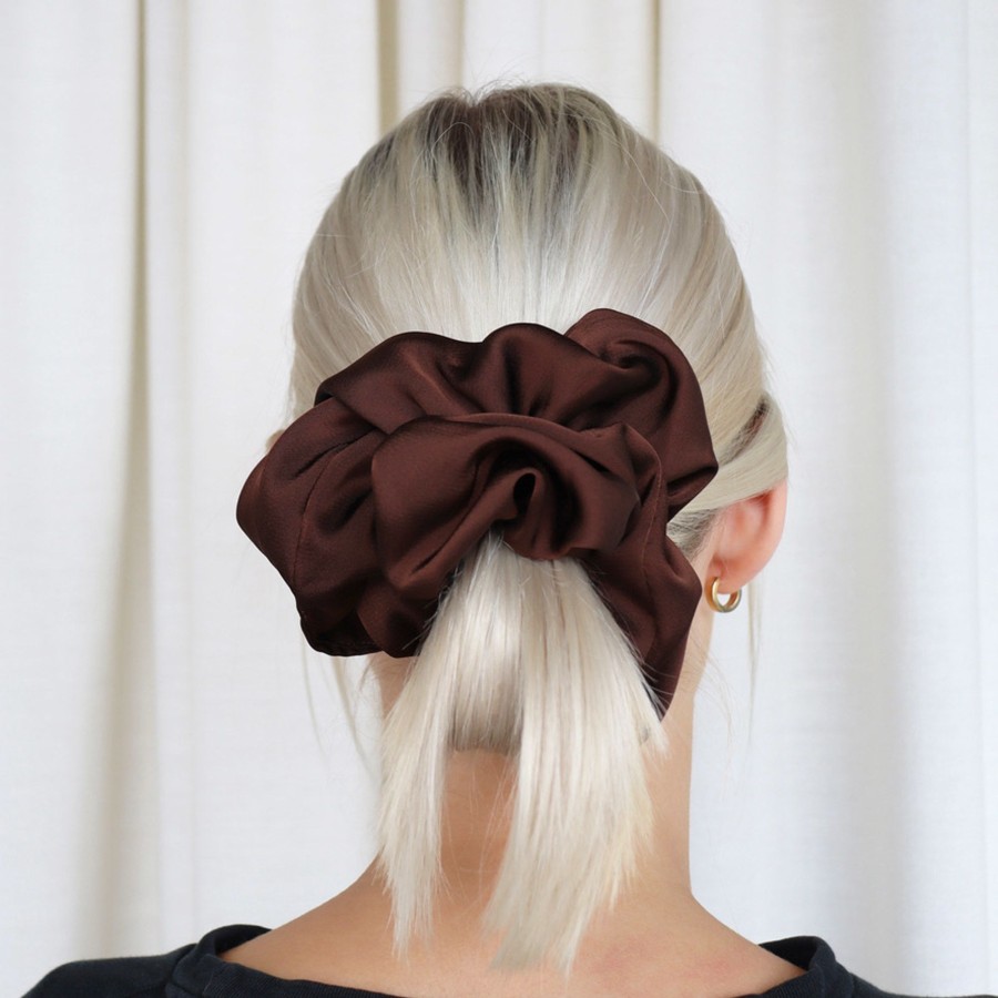 Hair Les Précieuses Chouchous Et Elastiques | Terylene Scrunchie - Truffle