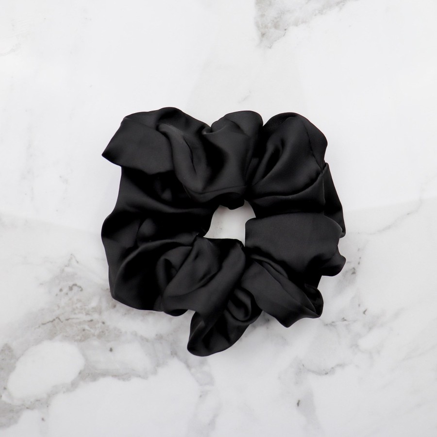 Hair Les Précieuses Chouchous Et Elastiques | Terylene Scrunchie - Black