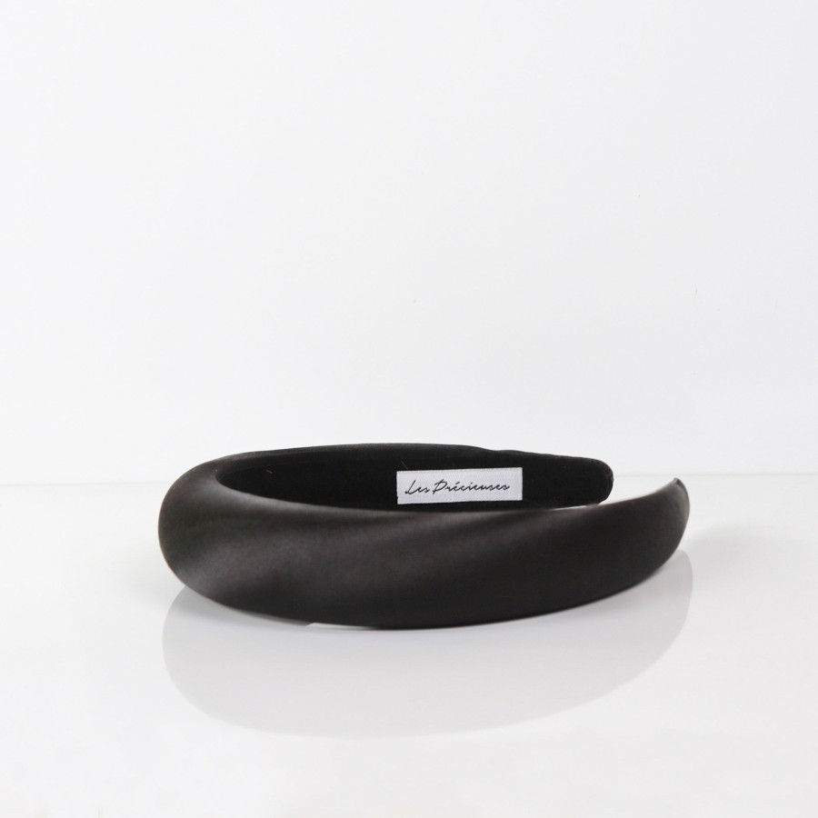 Hair Les Précieuses Serres-Tete | Satin Bomb Headband - Black