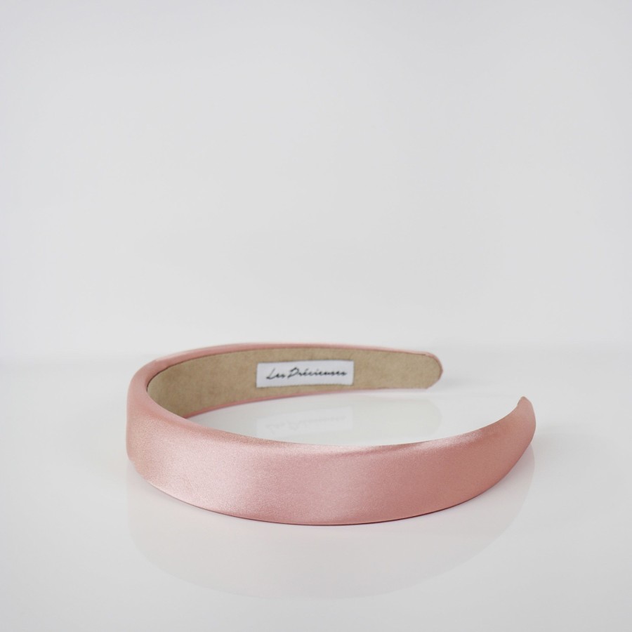 Hair Les Précieuses Serres-Tete | Classic Satin Headband - Blush