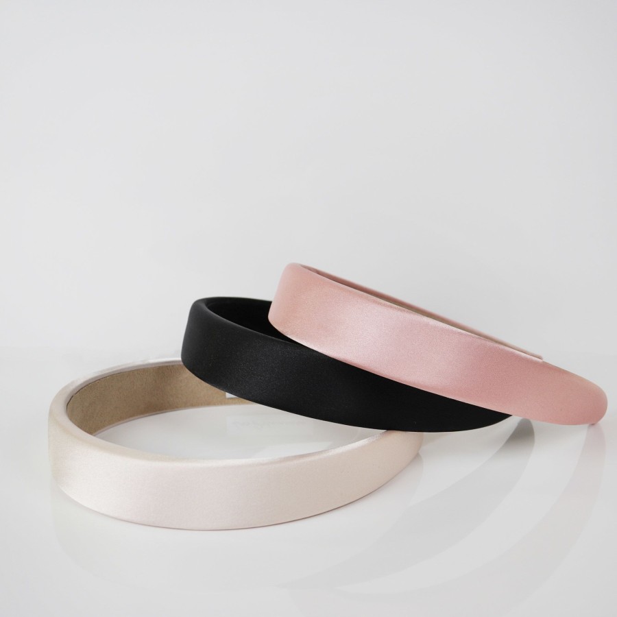 Hair Les Précieuses Serres-Tete | Classic Satin Headband - Blush