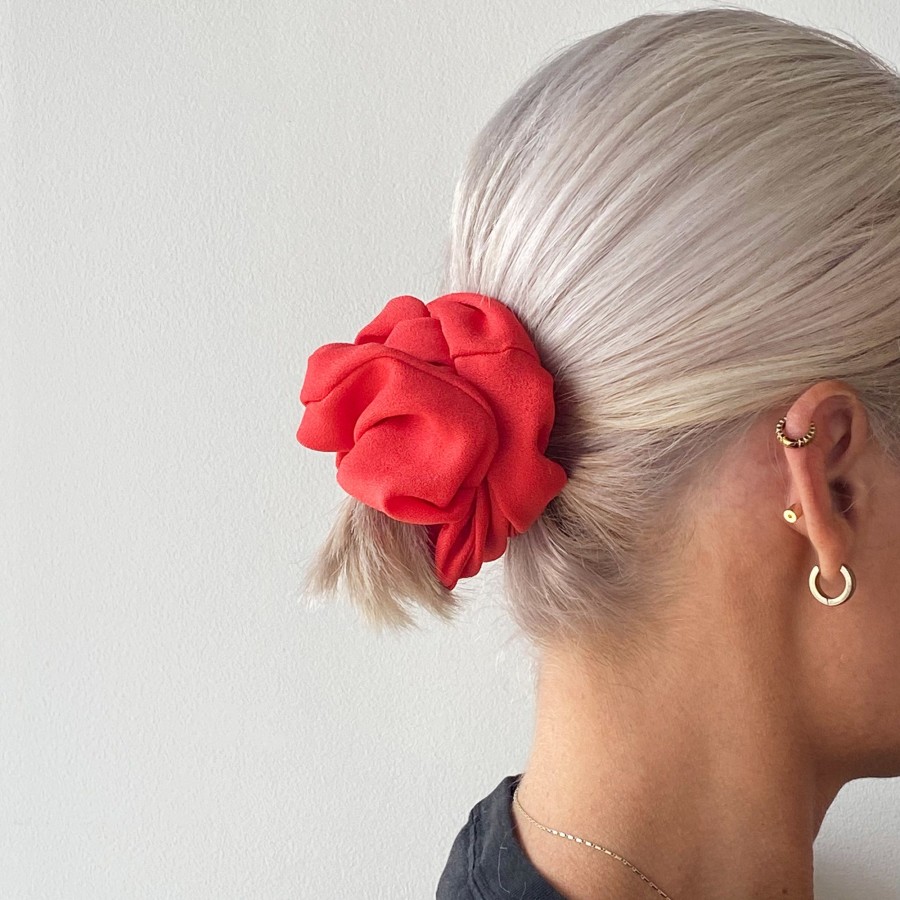 Hair Les Précieuses Chouchous Et Elastiques | Mat Scrunchie - Watermelon