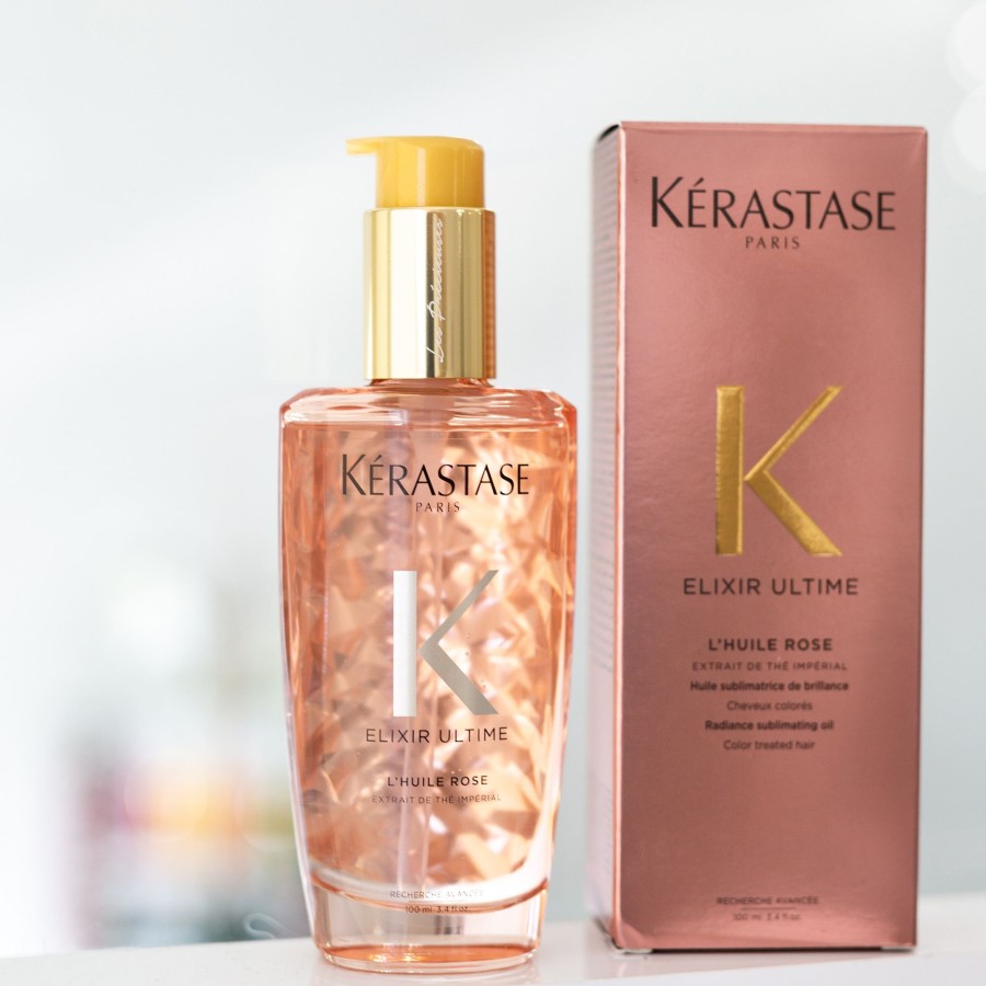 Hair Kérastase | Rose Enhancer Oil For Colored Hair - 100Ml