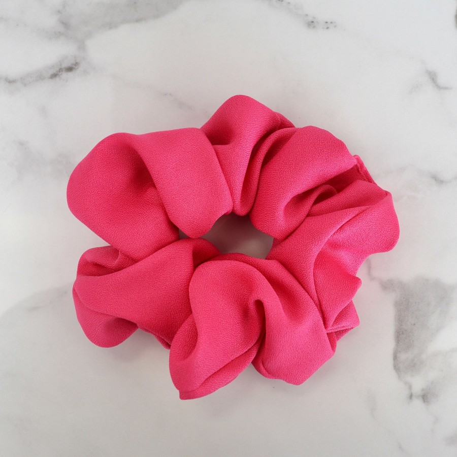 Hair Les Précieuses Chouchous Et Elastiques | Mat Scrunchie - Fuchsia Pink