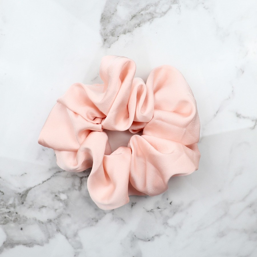 Hair Les Précieuses Chouchous Et Elastiques | Terylene Scrunchie - Pale Pink