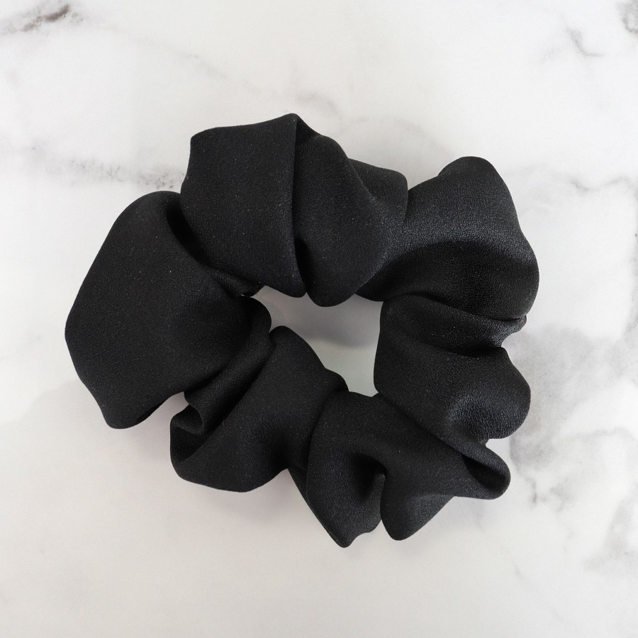 Hair Les Précieuses Chouchous Et Elastiques | Matte Scrunchie - Black